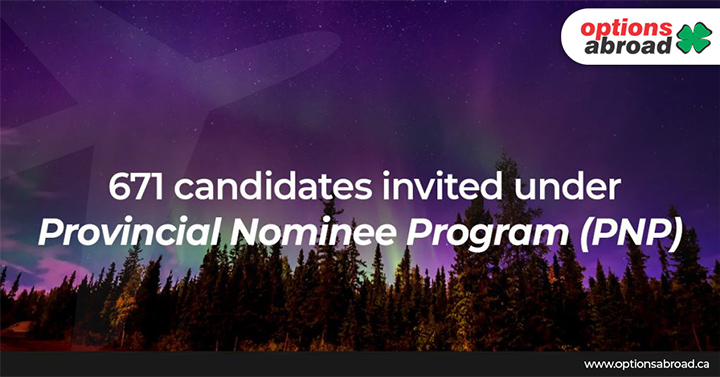 671 candidates invited under Provincial Nominee Program (PNP)