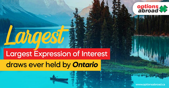 Largest Expression of Interest draws ever held by Ontario